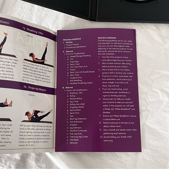 GAIAM Pilates For Beginners Deluxe Dvd Edition w/ Jillian Hessel - Picture 8 of 11